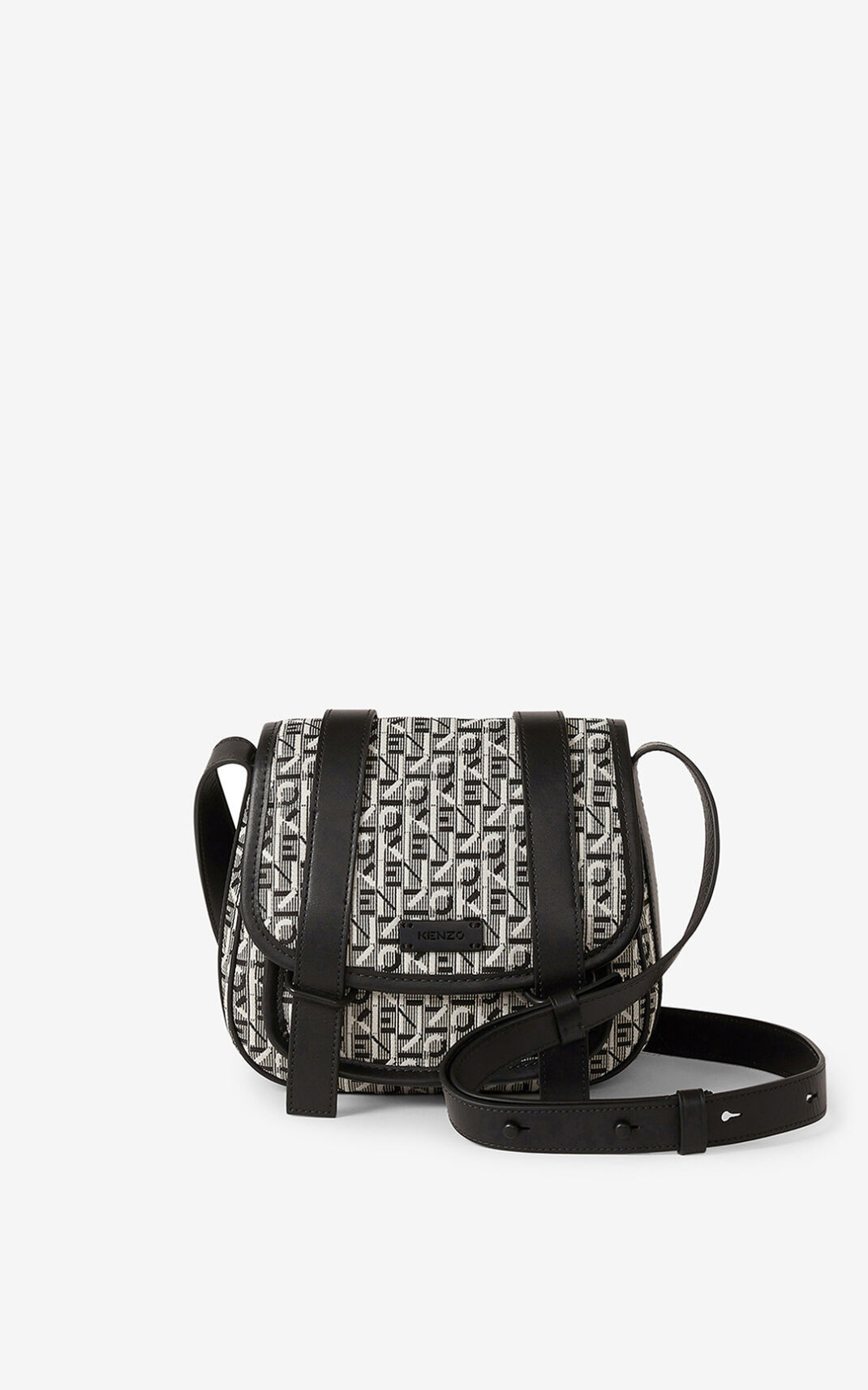 Kenzo Courier small jacquard Shopper Táska Női Szürke | ID.351338